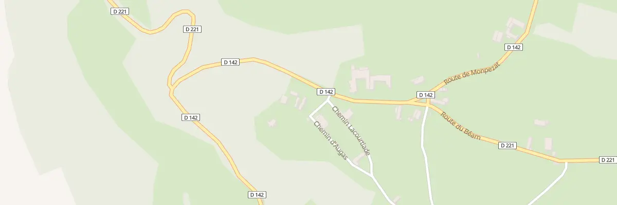 Plan du 4 Che Lacourtiade à Moncaup