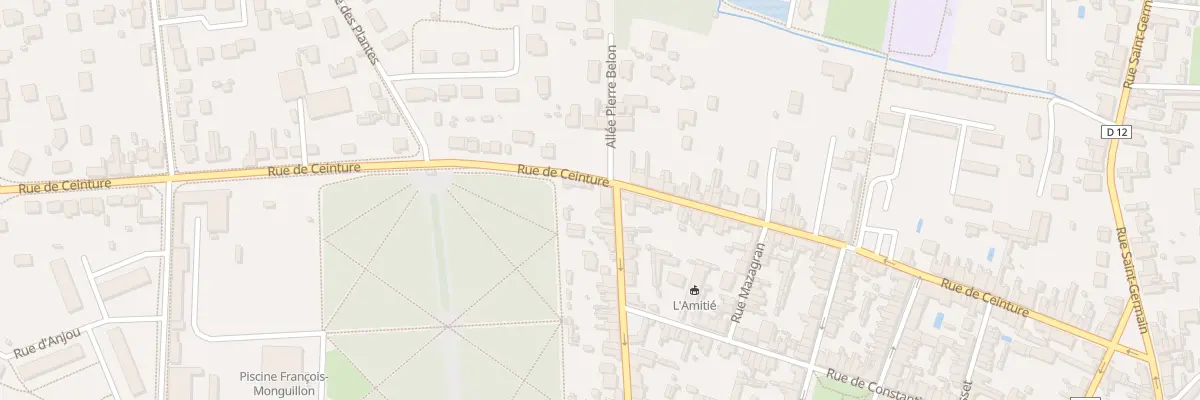 Plan du 83 Rue de la Paix à La Flèche
