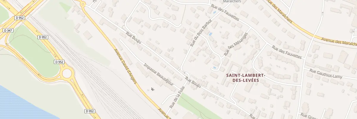 Plan du 62 Rue Bouju à Saumur