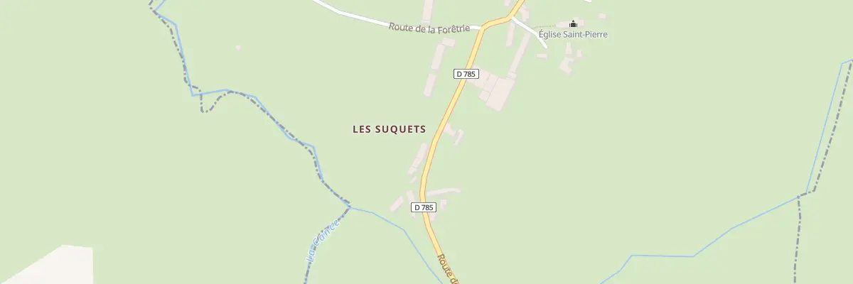 Plan du 2 Rte des Suquets à Tanques