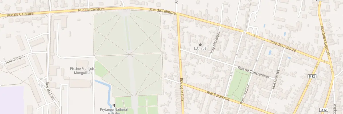 Plan du 59 Rue de la Paix à La Flèche