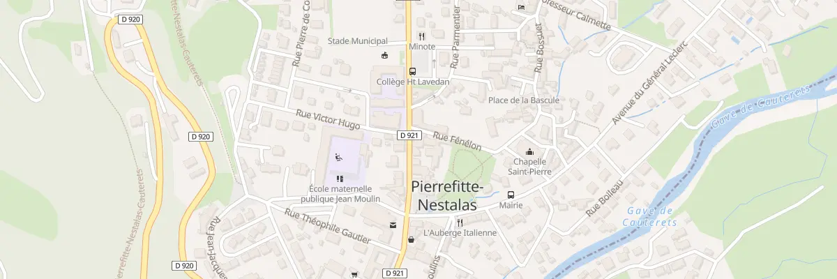 Plan du 40 Av Jean Moulin à Pierrefitte-Nestalas