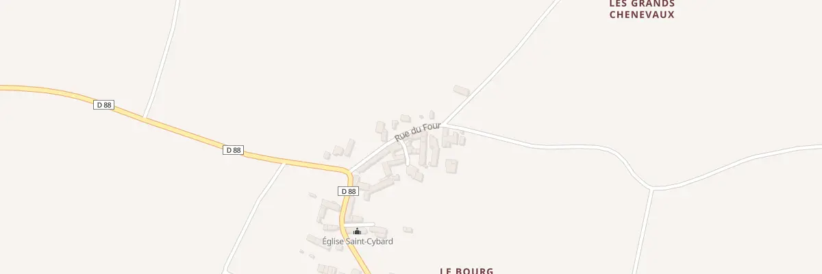 Plan du 5067 Le Bourg à Lupsault