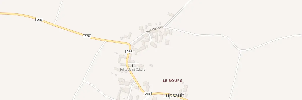 Plan du 5071 Le Bourg à Lupsault