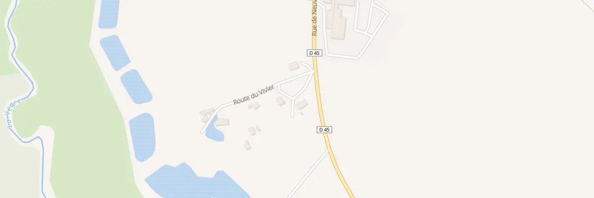 Plan du 1 Rte du Vivier à Tennie