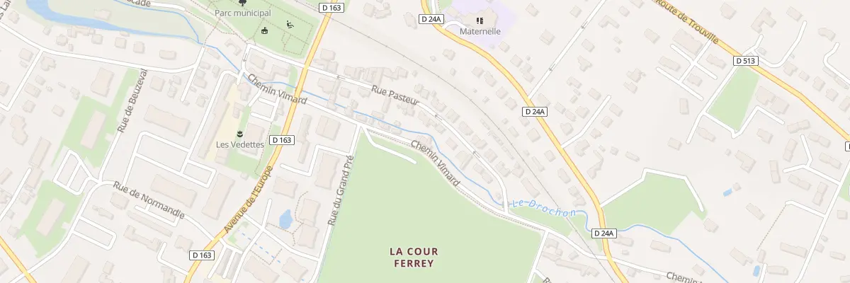 Plan du 19 Che Vimard à Houlgate