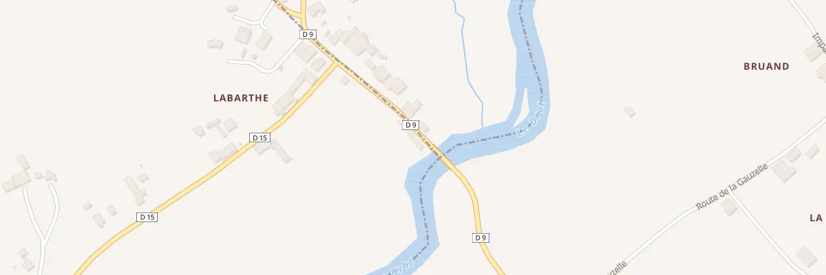 Plan du 8 Labarthe à Morizès