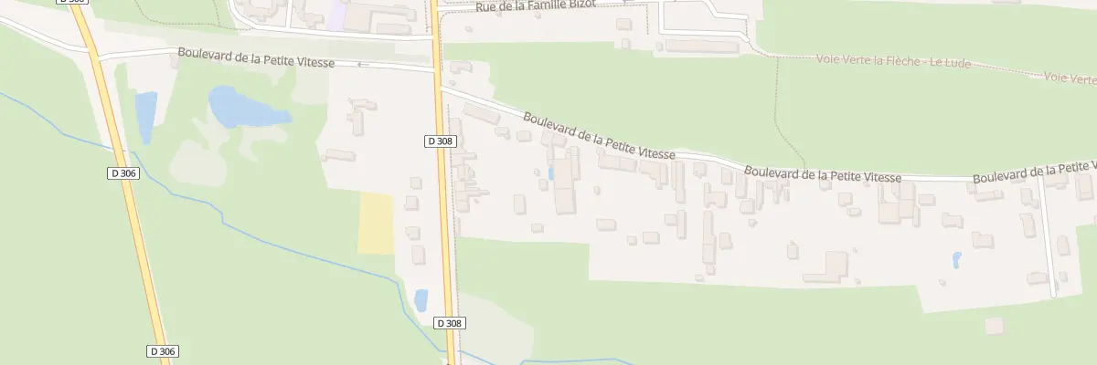 Plan du 14 Bd de la Petite Vitesse à La Flèche