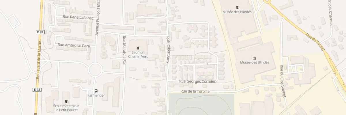 Plan du 112 Rue Robert Amy à Saumur