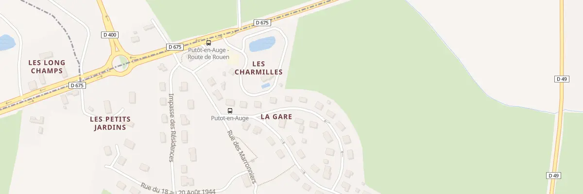 Plan du 34 Rue du Parc à Putot-en-Auge