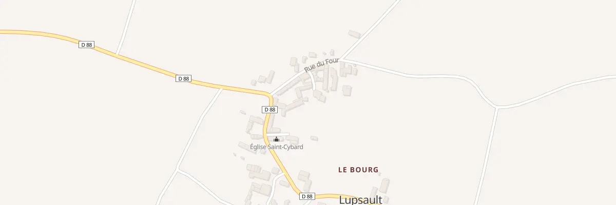 Plan du 5070 Le Bourg à Lupsault