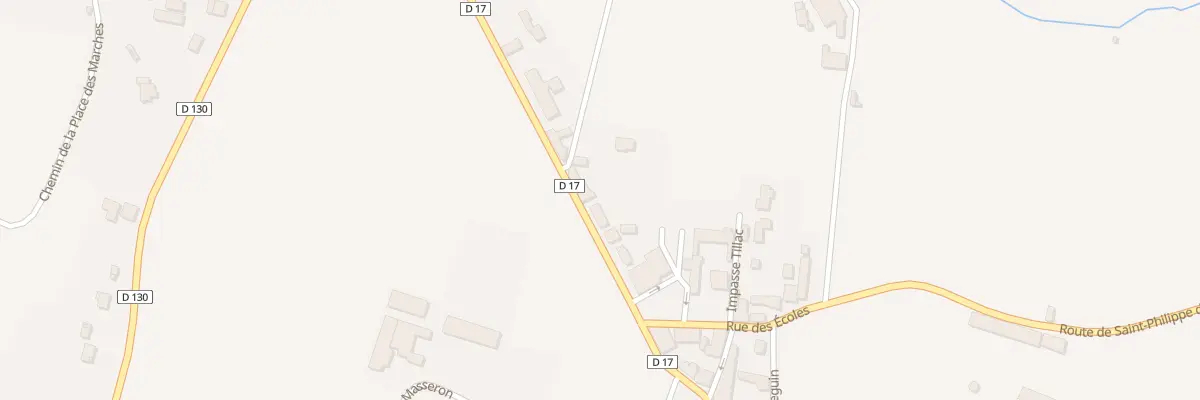 Plan du 320 Au Barrail à Puisseguin