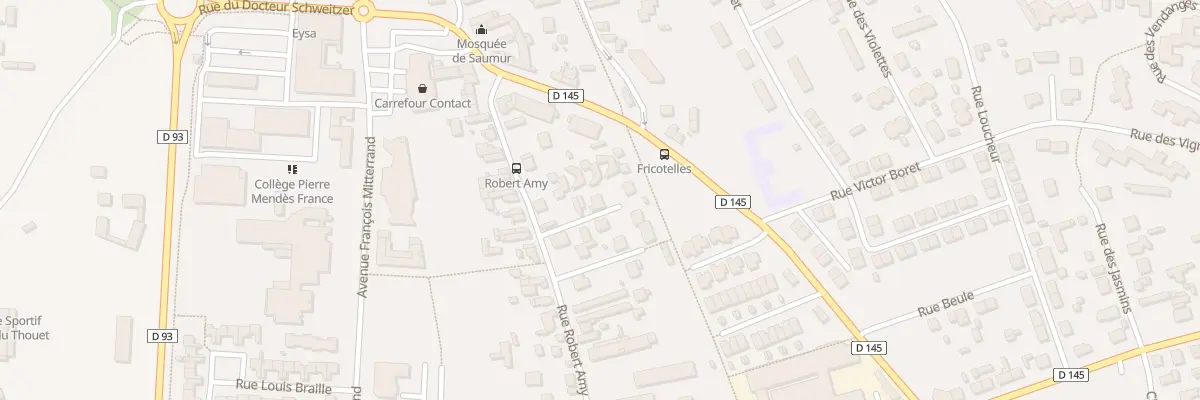 Plan du 484 Rue Robert Amy à Saumur