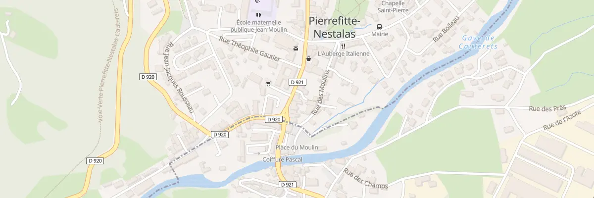 Plan du 70 Av Jean Moulin à Pierrefitte-Nestalas