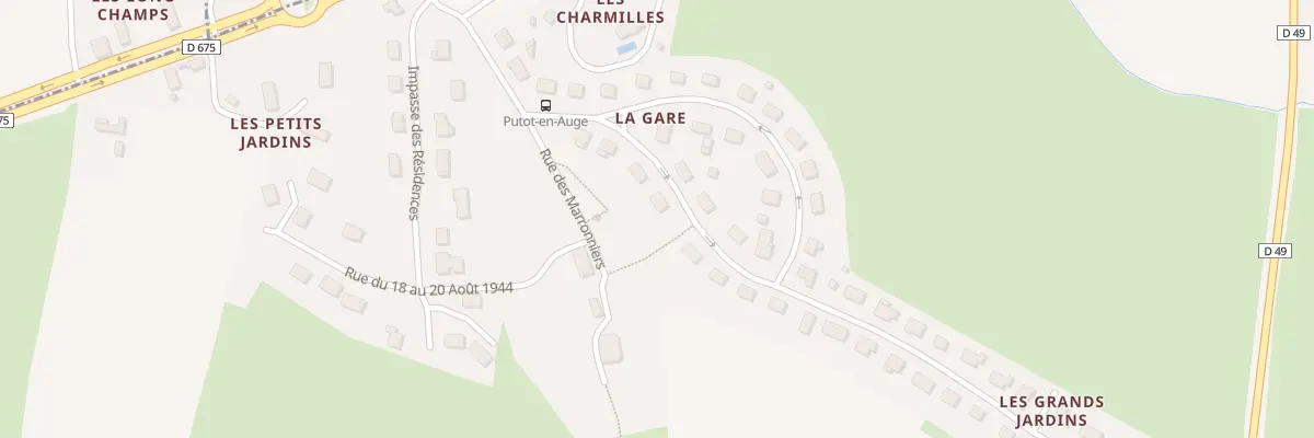 Plan du 8 Rue du Parc à Putot-en-Auge