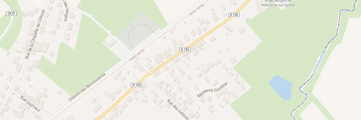 Plan du 62 Rue Bernard Palissy à Malicorne-sur-Sarthe