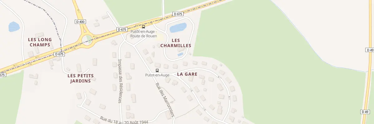 Plan du 36 Rue du Parc à Putot-en-Auge