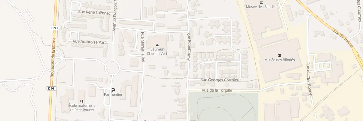 Plan du 157 Rue Robert Amy à Saumur