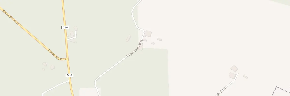 Plan du 2 Bret à Cauvignac