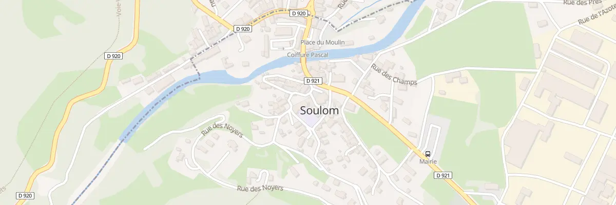 Plan du 1 Pl de l’Église à Soulom