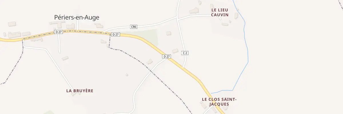 Plan du 844 Che de la Goderie à Périers-en-Auge