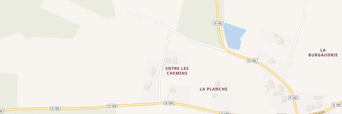 Plan du 2 Entre les Chemins à Boscamnant