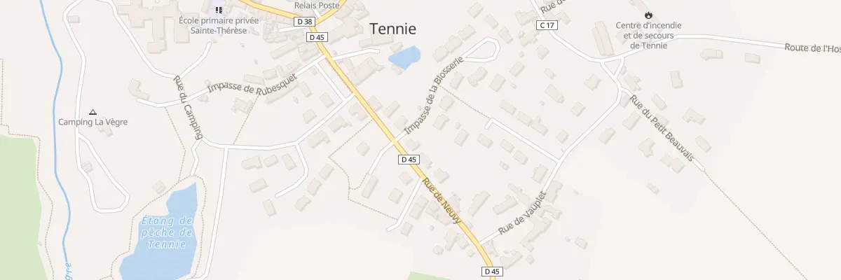 Plan du 5B Rue de Neuvy à Tennie