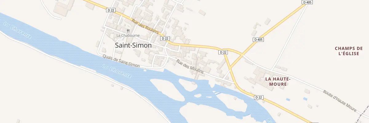 Plan du 8 Rue des Moulins à Saint-Simon