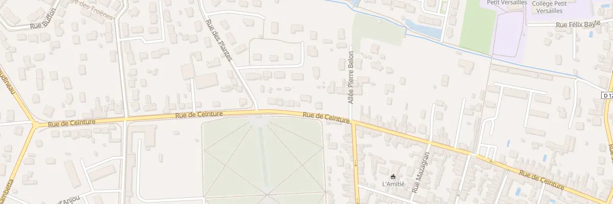 Plan du 100 Rue de Ceinture à La Flèche