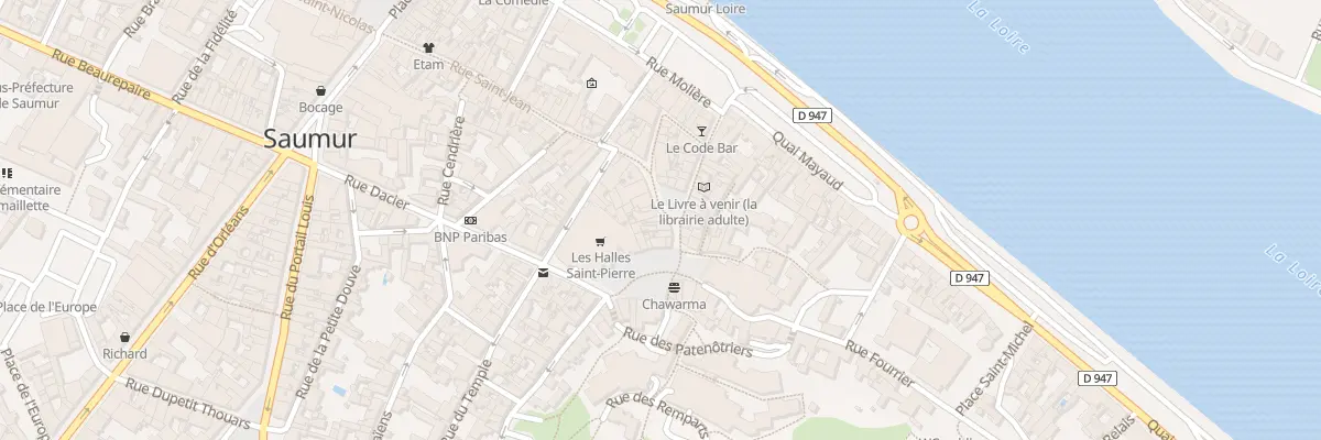 Plan du 1 Rue du Puits Neuf à Saumur