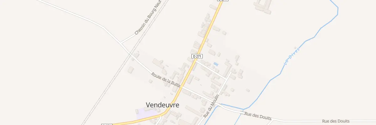 Plan du 5041 Le Bourg de Vendeuvre à Vendeuvre