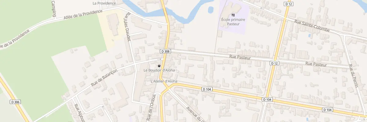 Plan du 4 Rue Pasteur à La Flèche