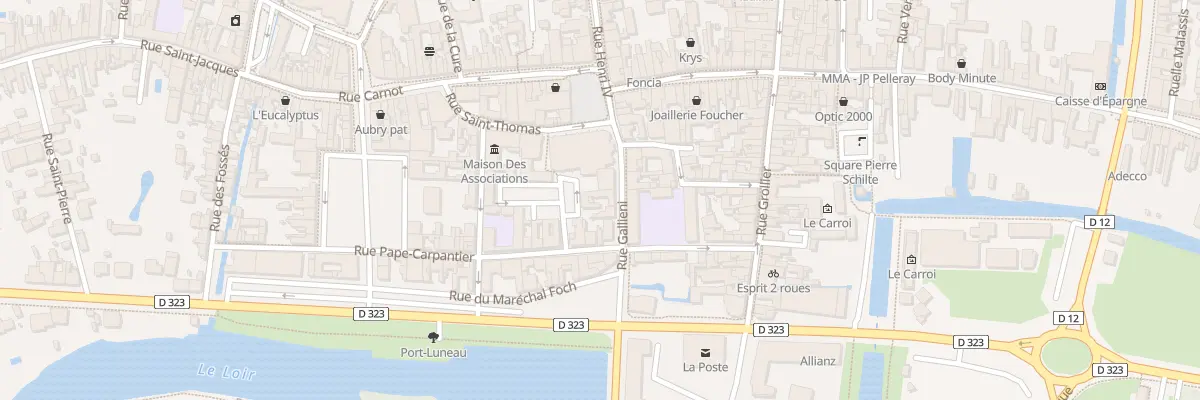Plan du 4 Rue Gallieni à La Flèche