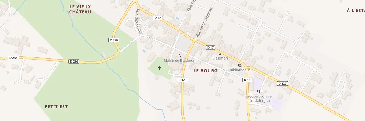 Plan du 2 Rue Abbé Gréciet à Blasimon