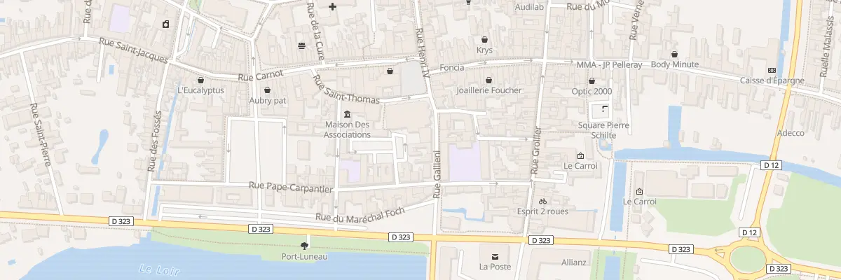 Plan du 2 Rue Gallieni à La Flèche