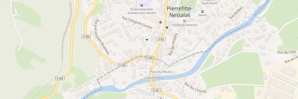Plan du 55 Av Jean Moulin à Pierrefitte-Nestalas