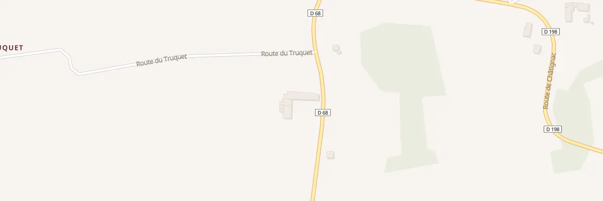 Plan du 868 Rte de Chillac à Berneuil