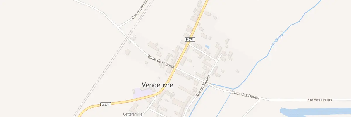 Plan du 6 Rte de Grisy à Vendeuvre