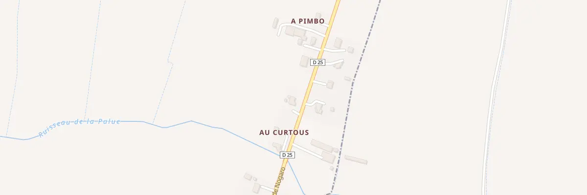 Plan du 611 Rte de Nogaro à Maulichères