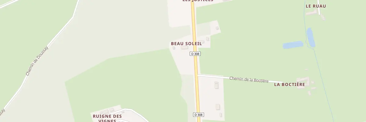 Plan du 488 Rte de Baugé à La Flèche