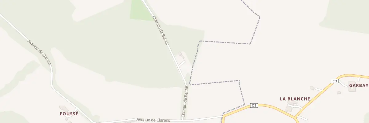 Plan du 151 Chem de Bel Air à Lanne-Soubiran