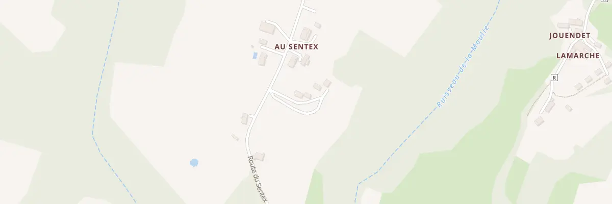 Plan du 5184 Au Sentex à Panjas