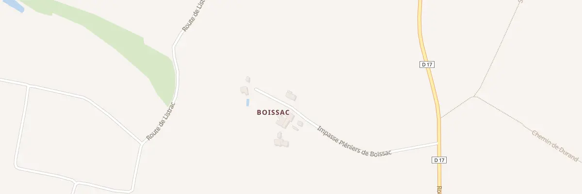 Plan du 299 Pleniers de Boissac à Puisseguin