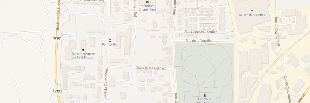 Plan du 43 Rue Robert Amy à Saumur