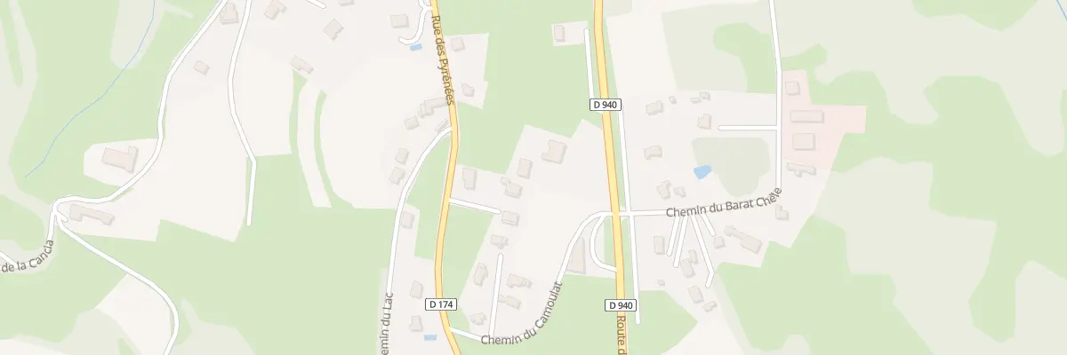 Plan du 5 Rte de Pau à Poueyferré