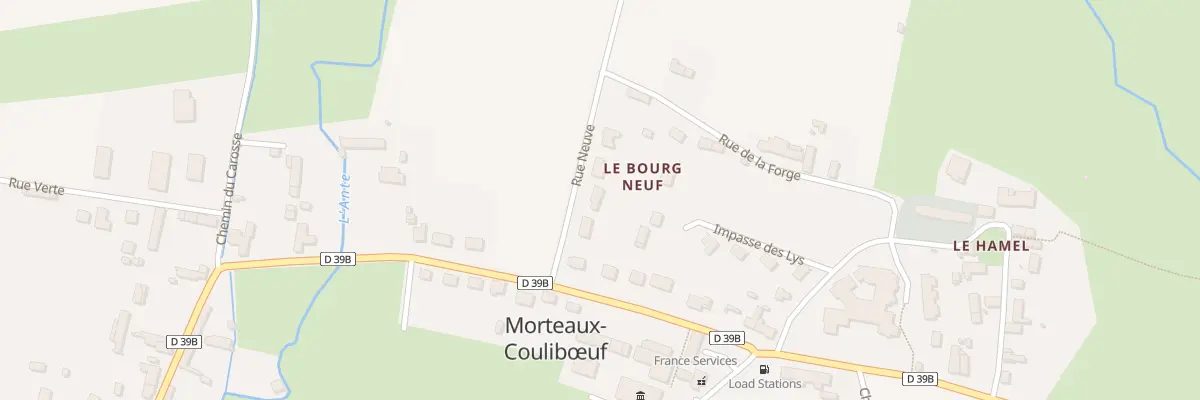 Plan du 5287 Le Bourg Neuf à Morteaux-Coulibœuf