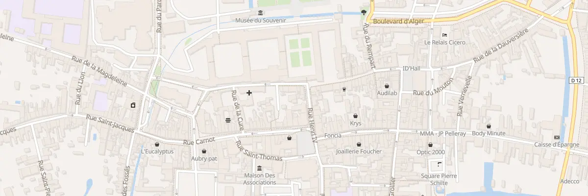 Plan du 37 Rue du Collège à La Flèche