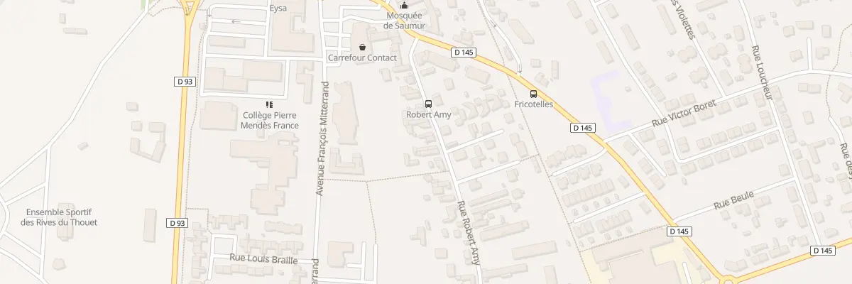 Plan du 507 Rue Robert Amy à Saumur