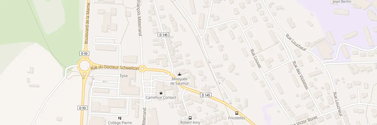 Plan du 688 Rue Robert Amy à Saumur
