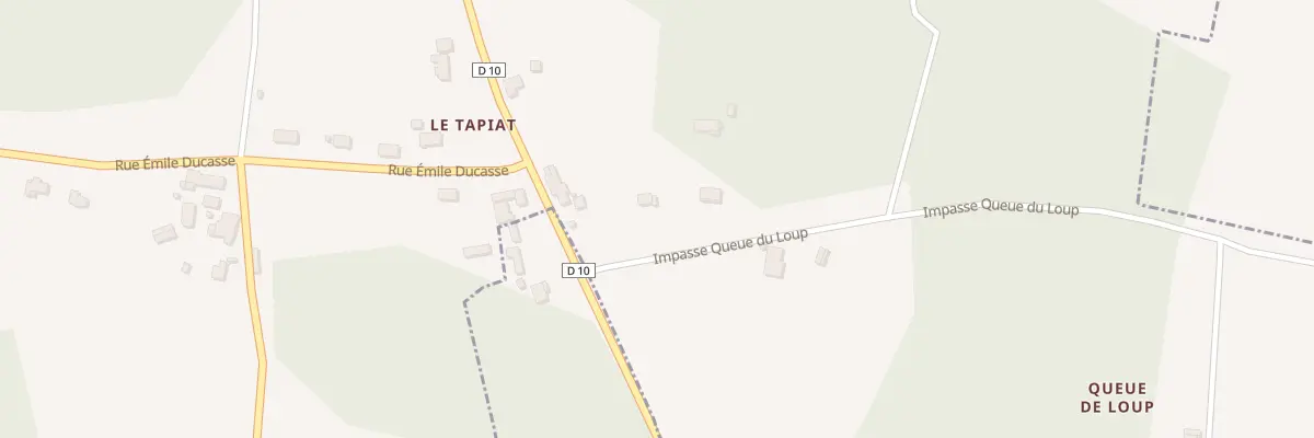 Plan du 57 Le Tapiat Est à Cauvignac